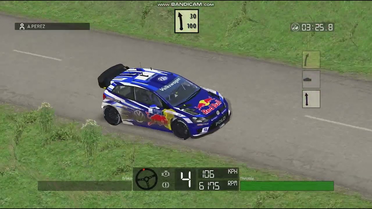 Tramo test campeonato francés volkswagen polo wrc 2014 rbr