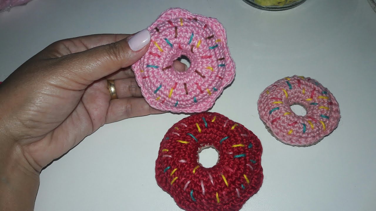 Chaveiro Amigurumi - Rosquinhas