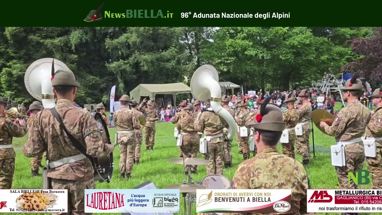 La Fanfara della Brigata Alpina Taurinense, eccellenza nazionale, si esibisce a Biella