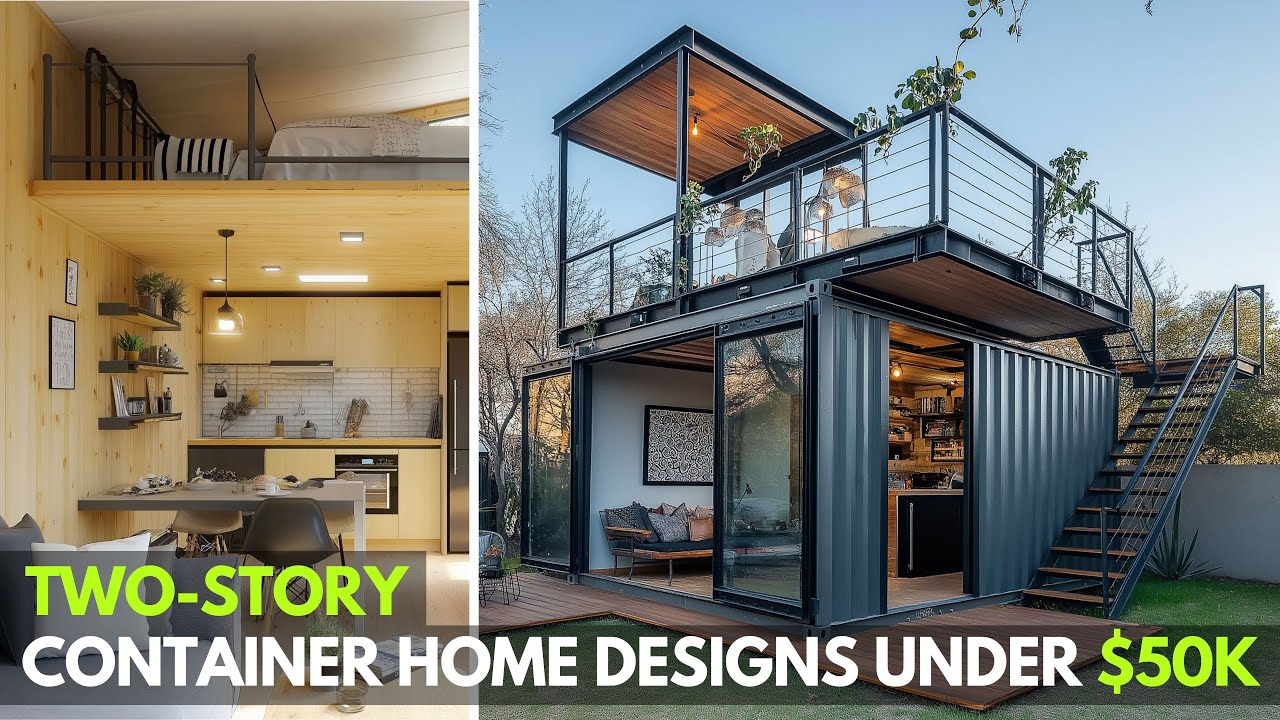 Modern Two Story Container Homes Under $50K | Design Tips & Inspirations for 2025