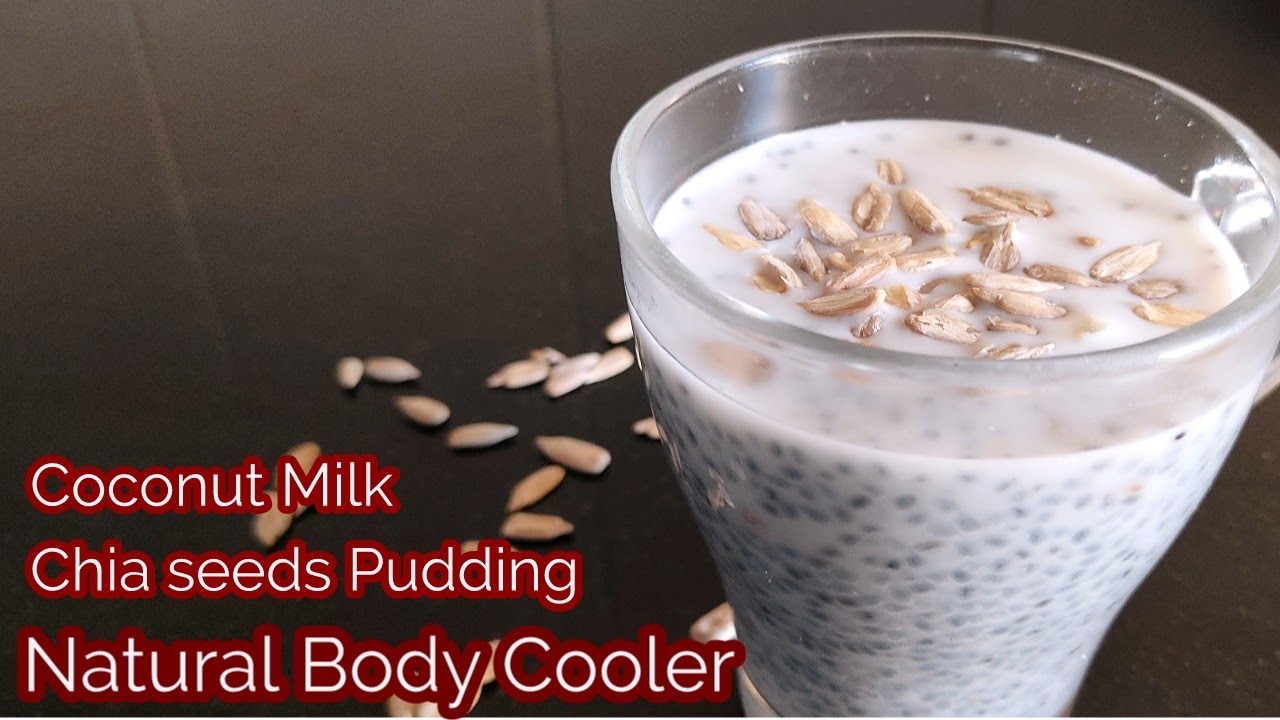 Coconut Milk Chia Pudding / Chia Seeds Pudding For Weight Loss / Chia Pudding  / Rahilas Cookhouse