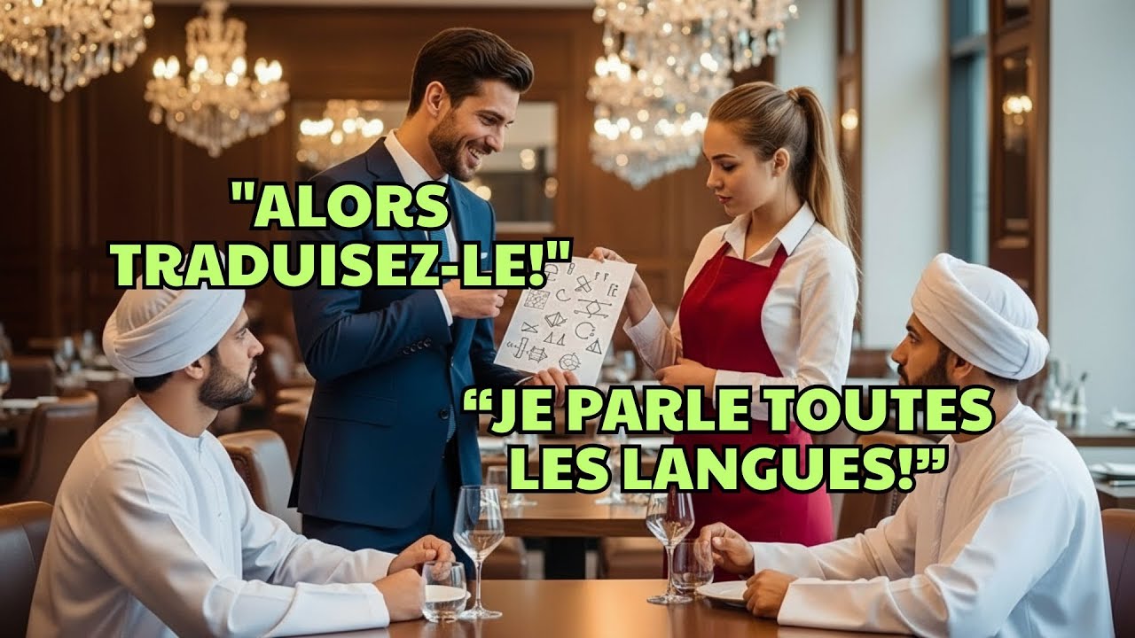 SI VOUS ÊTES SI INTELLIGENT, TRADUISEZ ! 50 ingénieurs ont échoué, la serveuse timide a réussi.