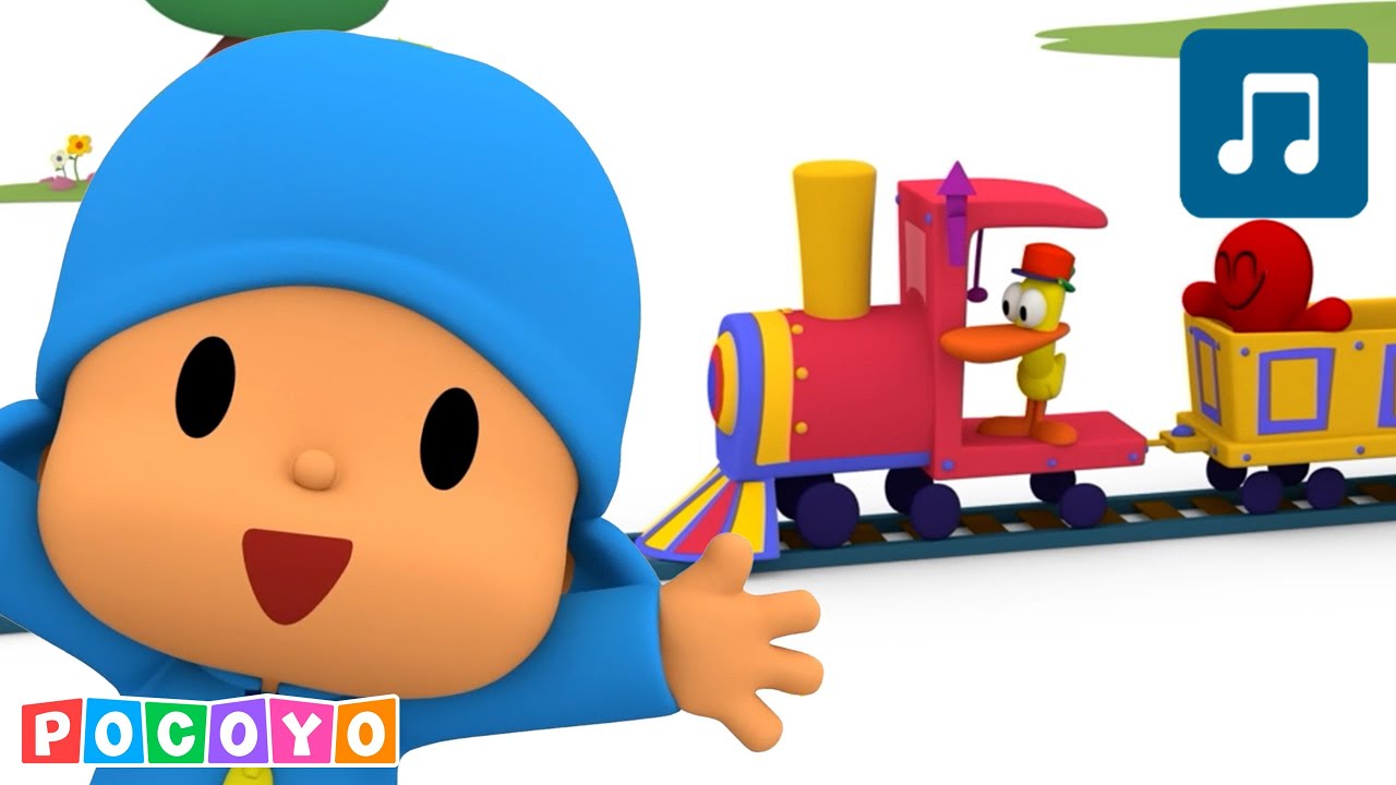 🚂 Las ruedas del TREN + Otras Canciones ✨ [ 5 minutos ] Pocoyo 🇪🇸 Canciones para niños