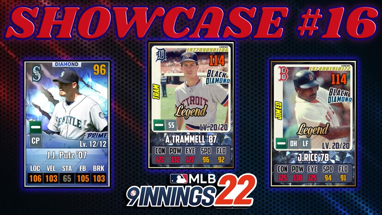 MLB 9 Innings 22 - SHOWCASE #16!!! Guides And Tips To Improve Your Team!