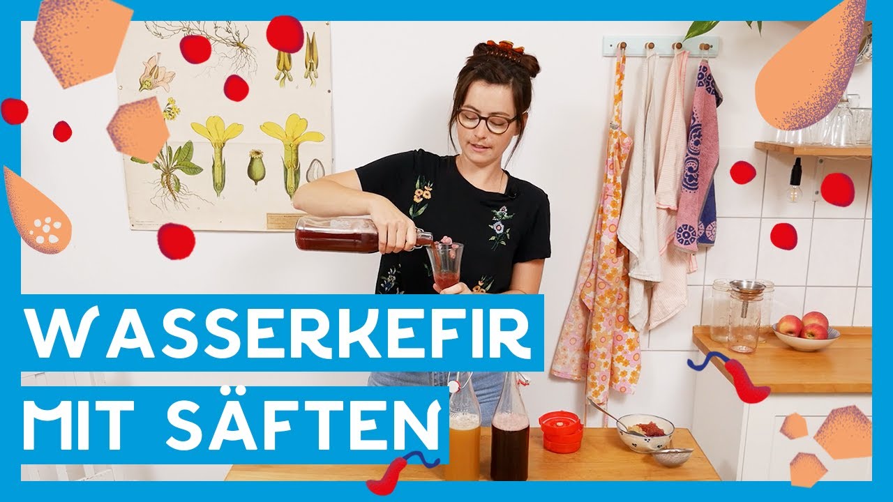 Делаем водный кефир с соками | Экспериментируем!