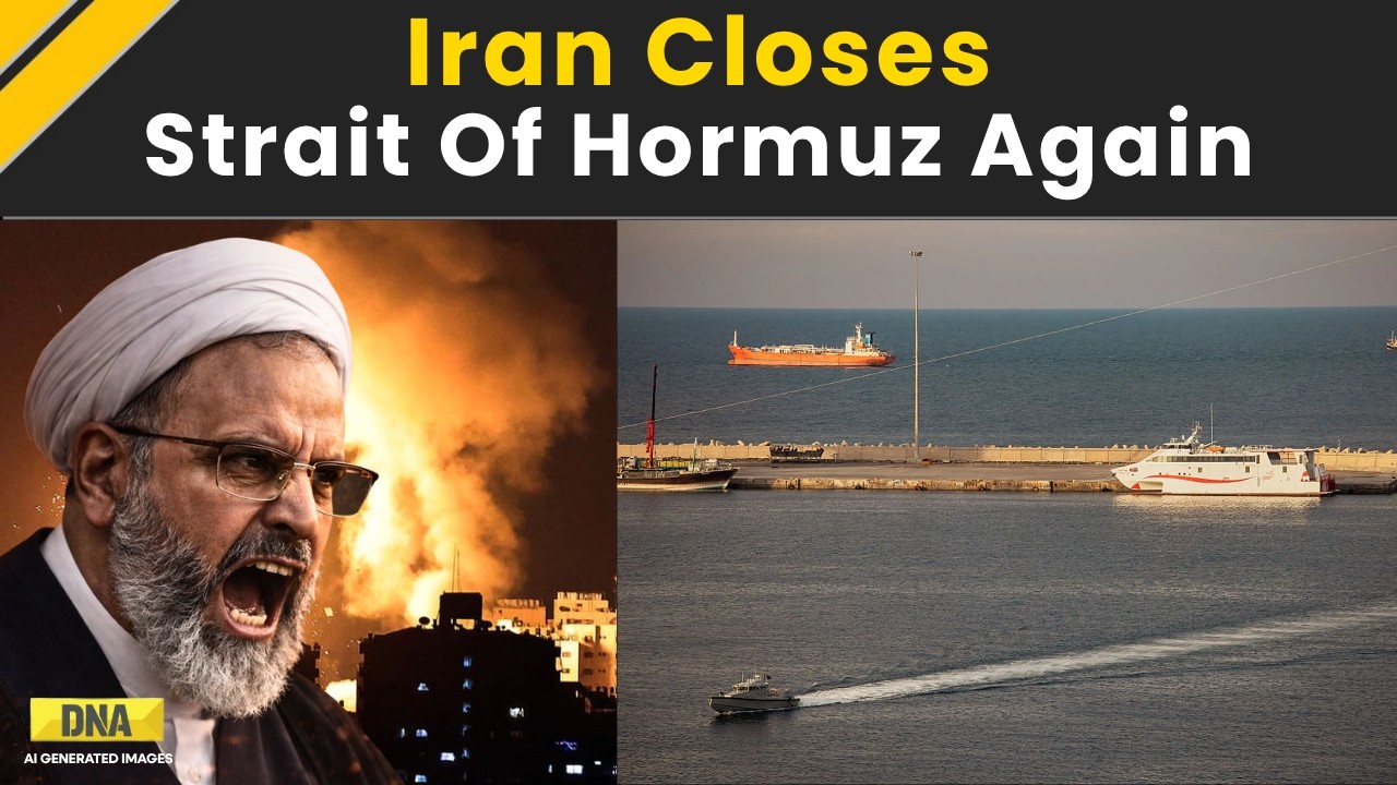 Iran Israel War: Iran Closes Strait Of Hormuz Again After Israel Strikes Lebanon | Israel Iran War