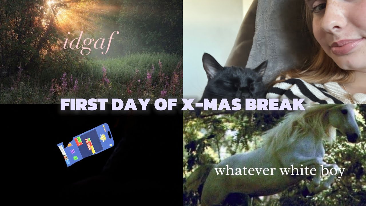 FIRST DAY OF X-MAS BREAK VLOG!!! 🎄🎅🏿