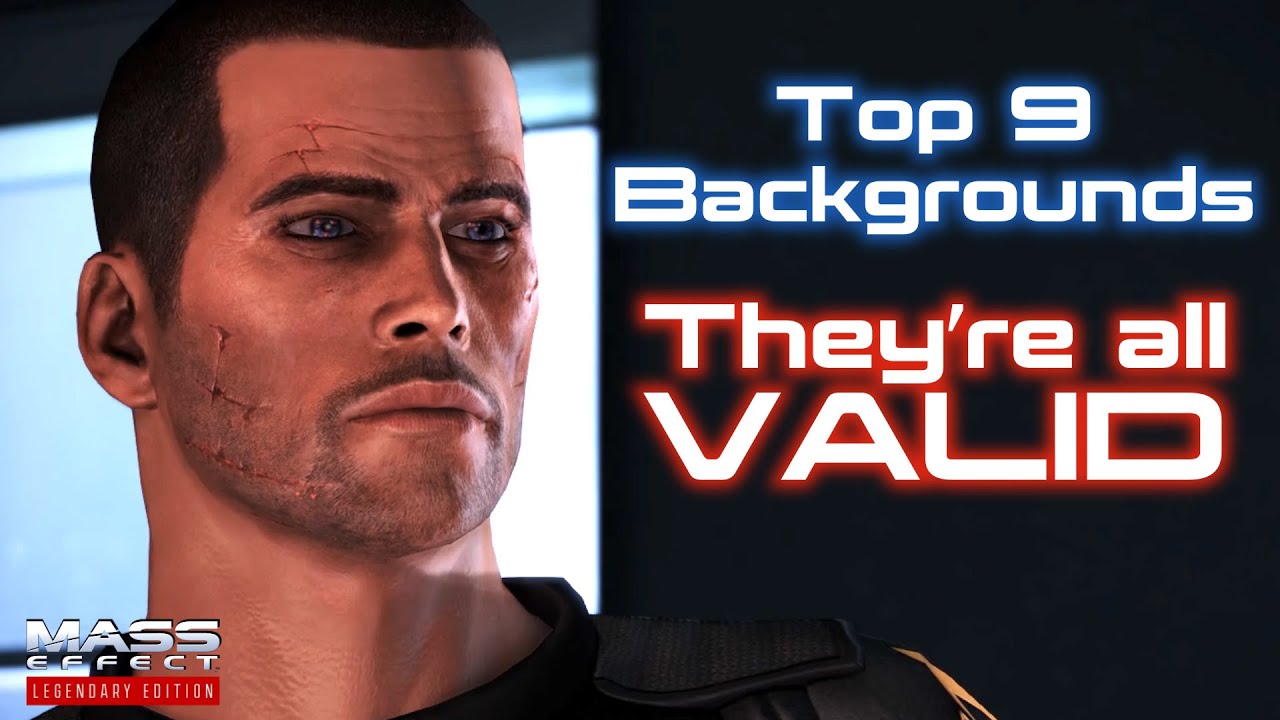 Ranking the Most Compelling Backgrounds for Commander Shepard | Mass Effect