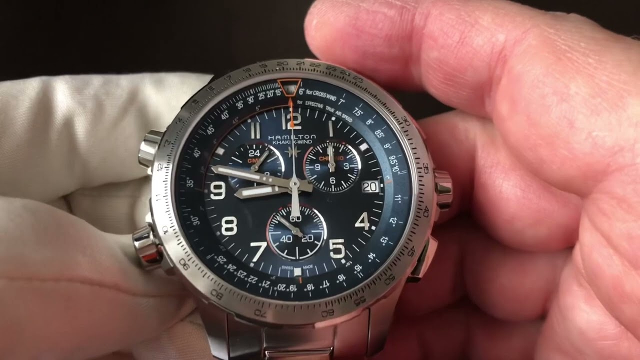 Hamilton Khaki X-Wind GMT Chrono Quartz Обзор часов
