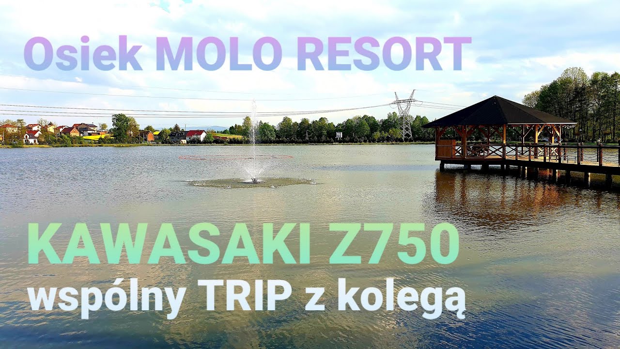 Pierwsza wycieczka motocyklowa do Molo Resort  w Osieku z kolegą ;)