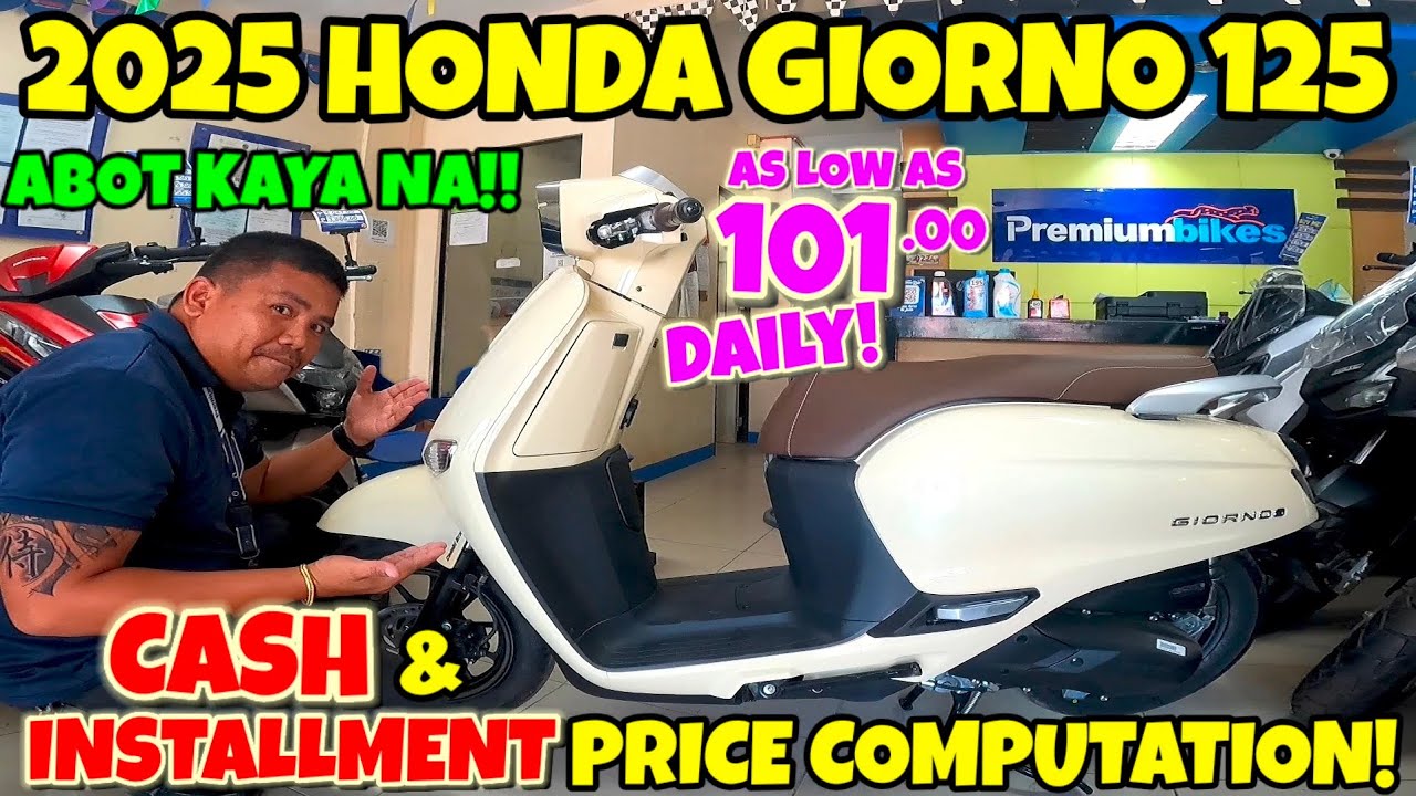 ALL NEW HONDA GIORNO 125 | CASH AND INSTALLMENT PRICE UPDATE