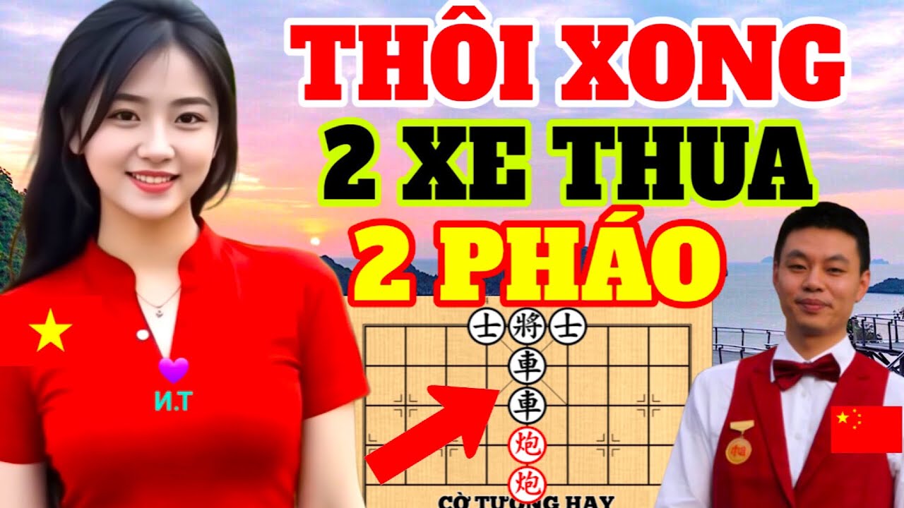 2 Con Xe Bó Tay Với 2 Con Pháo, Ván Cờ Siêu Kinh Điển | Cờ Tướng Hay
