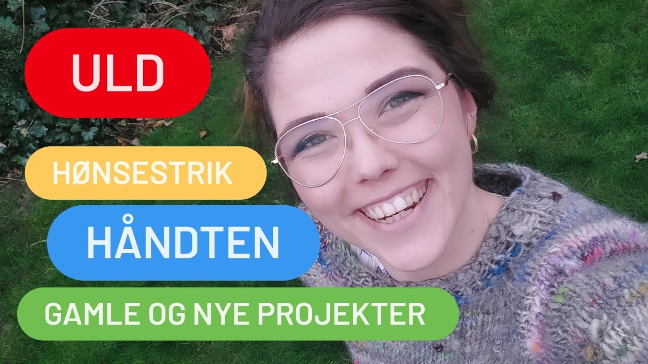 Strik, hønsestrik og uld, en håndten og et sæt karter er flyttet ind. podcast!
