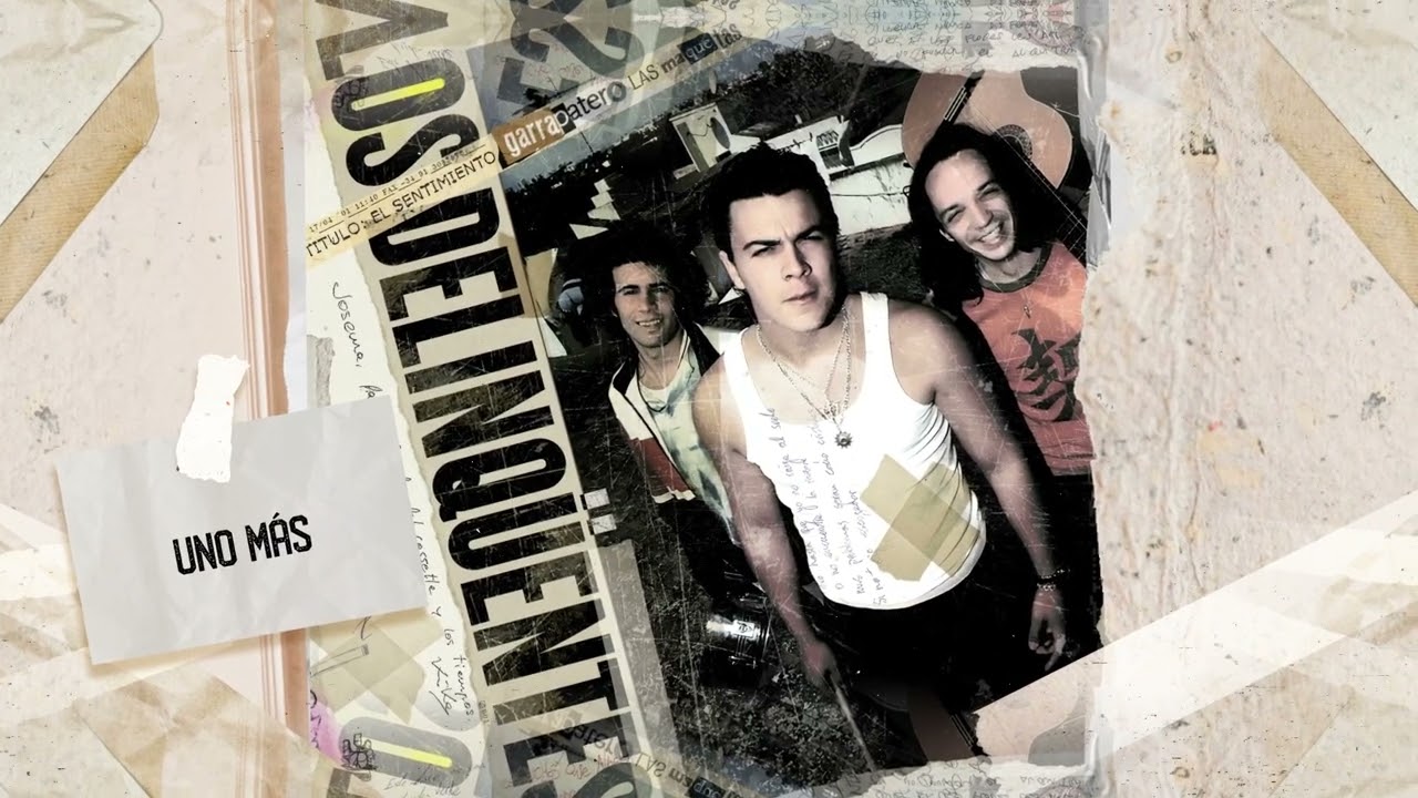 Los Delinqüentes - Uno más - maqueta diciembre 2000 (Visualiser Oficial)
