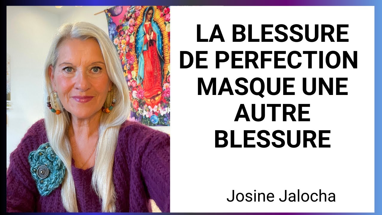 LA BLESSURE  DE PERFECTION CACHE UNE PLUS GRANDE BLESSURE. SOIN offert en fin de vidéo