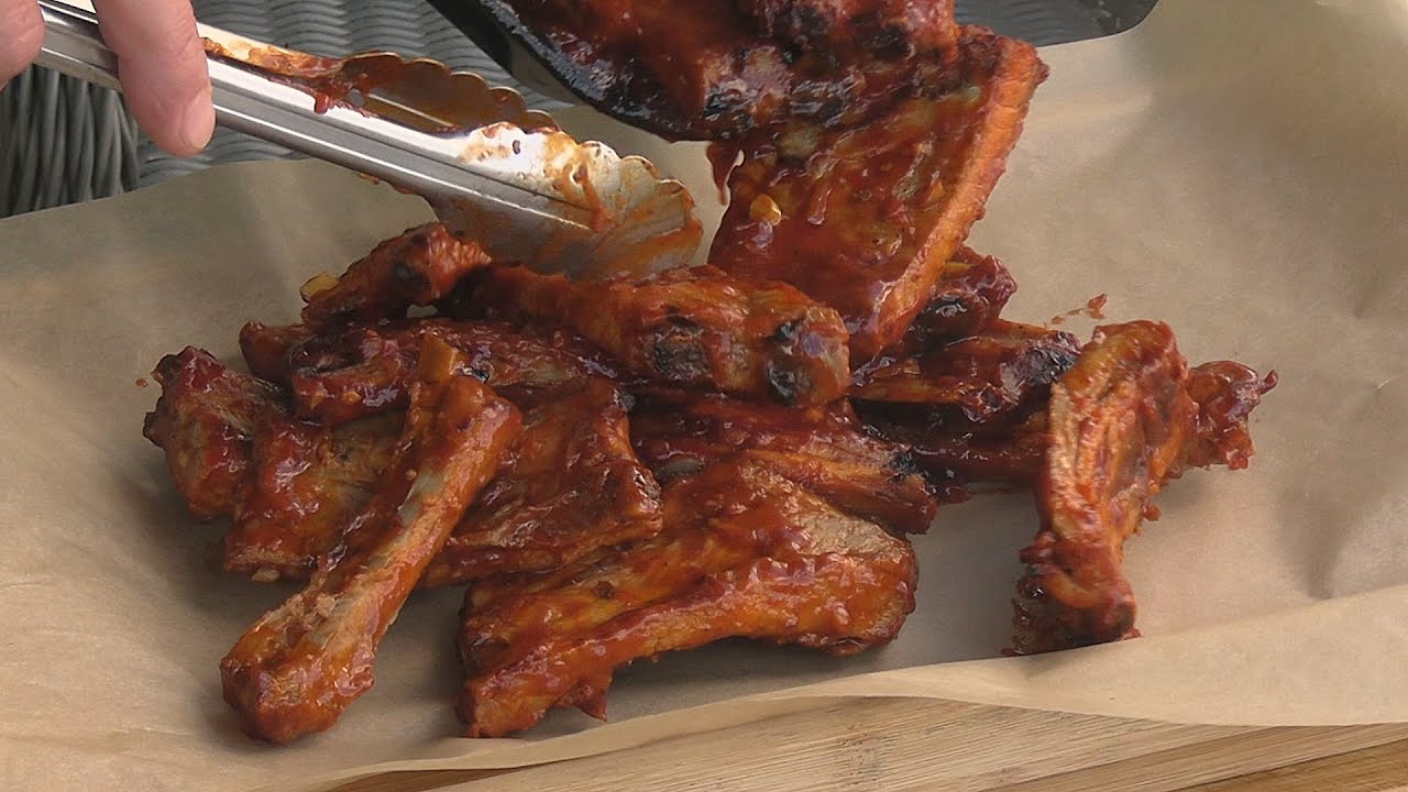 Nie oglądaj tego jeśli jesteś na diecie ! OBŁĘDNE ŻEBERKA Z GRILLA W SOSIE BBQ / Oddaszfartucha