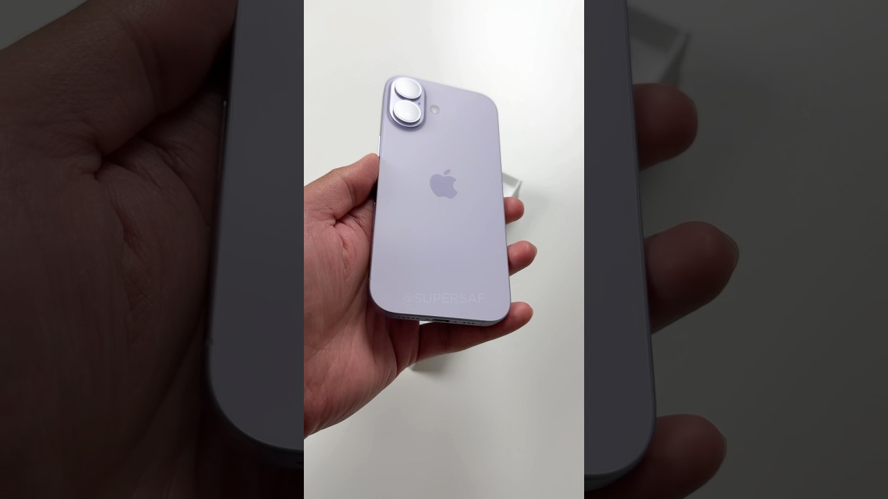 iPhone 17 Lavender Unboxing