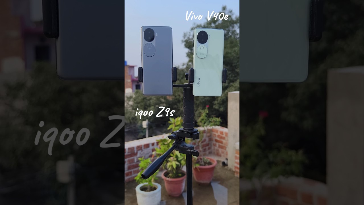 iqoo Z9s Vs Vivo V40e 🔥 || Camera Test 😎📷 