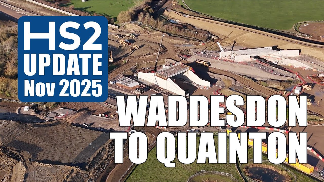 Обновление HS2: от Уоддесдона до Квинтона | Ноябрь 2025 г.
