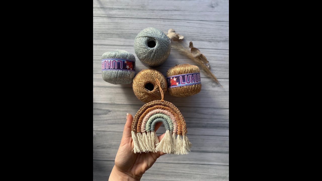TUTORIAL ARCOIRIS A CROCHET SUPER FACILES! TÉCNICA DE HILO CONDUCIDO - ESTILO BOHO