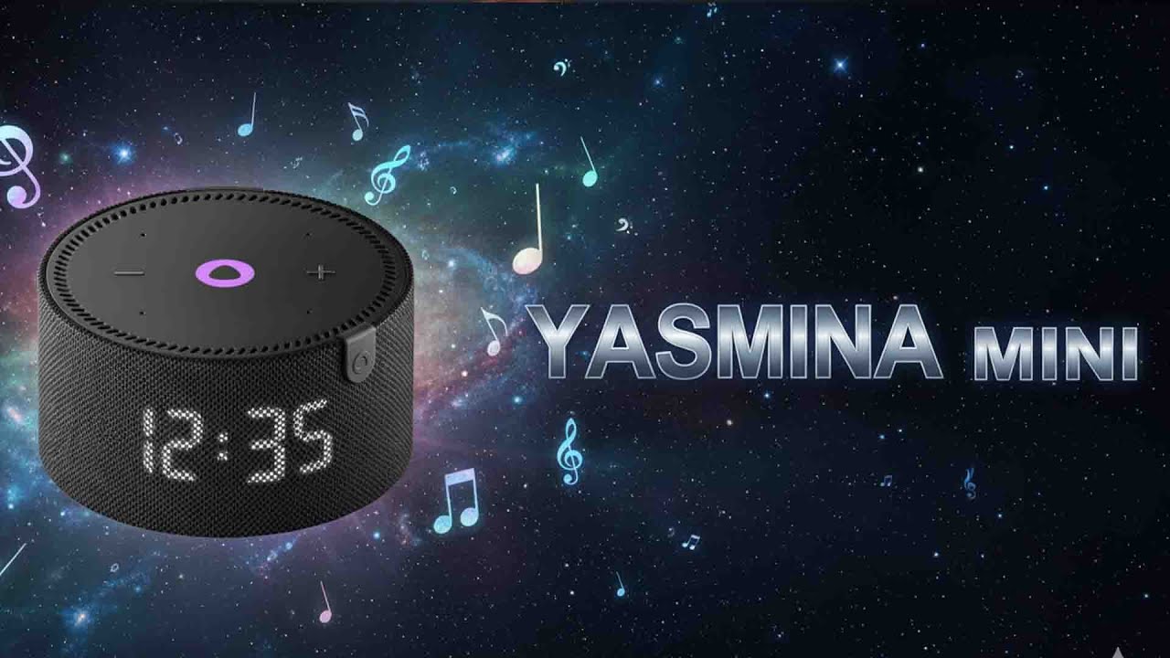 Yango Yasmina Mini | Smart AI Speaker | Premium Sound, Deep Bass & Stereo Pairing | Speaks English &