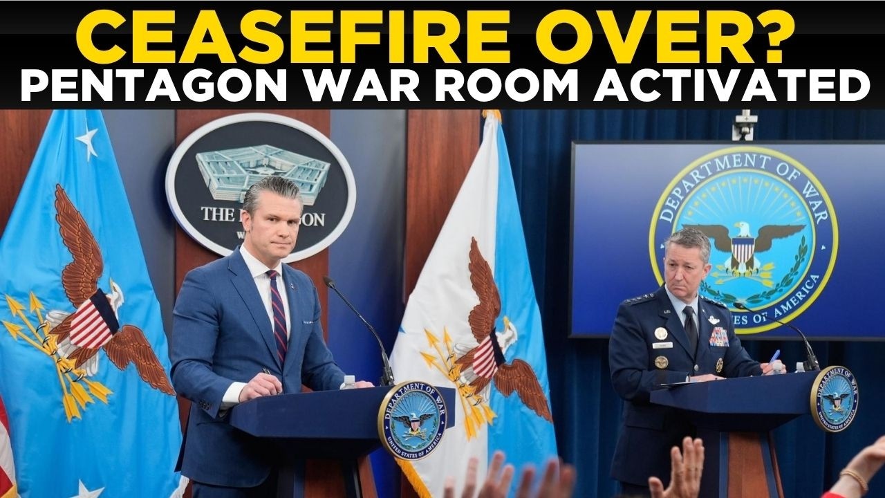 LIVE: Ceasefire Over? Pentagon War Room Activated as Tensions Reach Critical Point | World News
