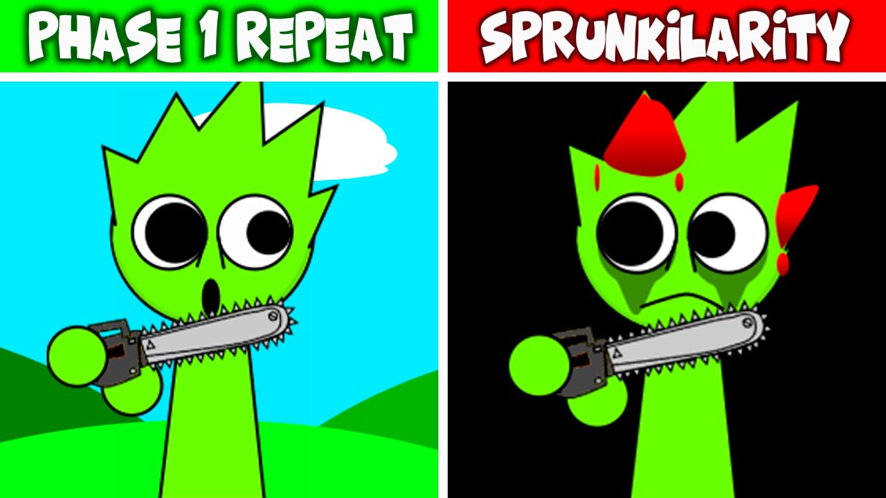 Sprunki Phase 1 But Everyone Is REPEAT After Sprunkilarity
