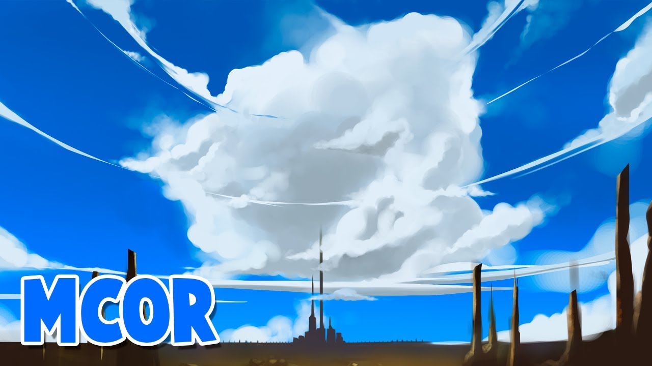 Como Pintar Fantasticas Nubes Estilo Anime - Tutorial Digital
