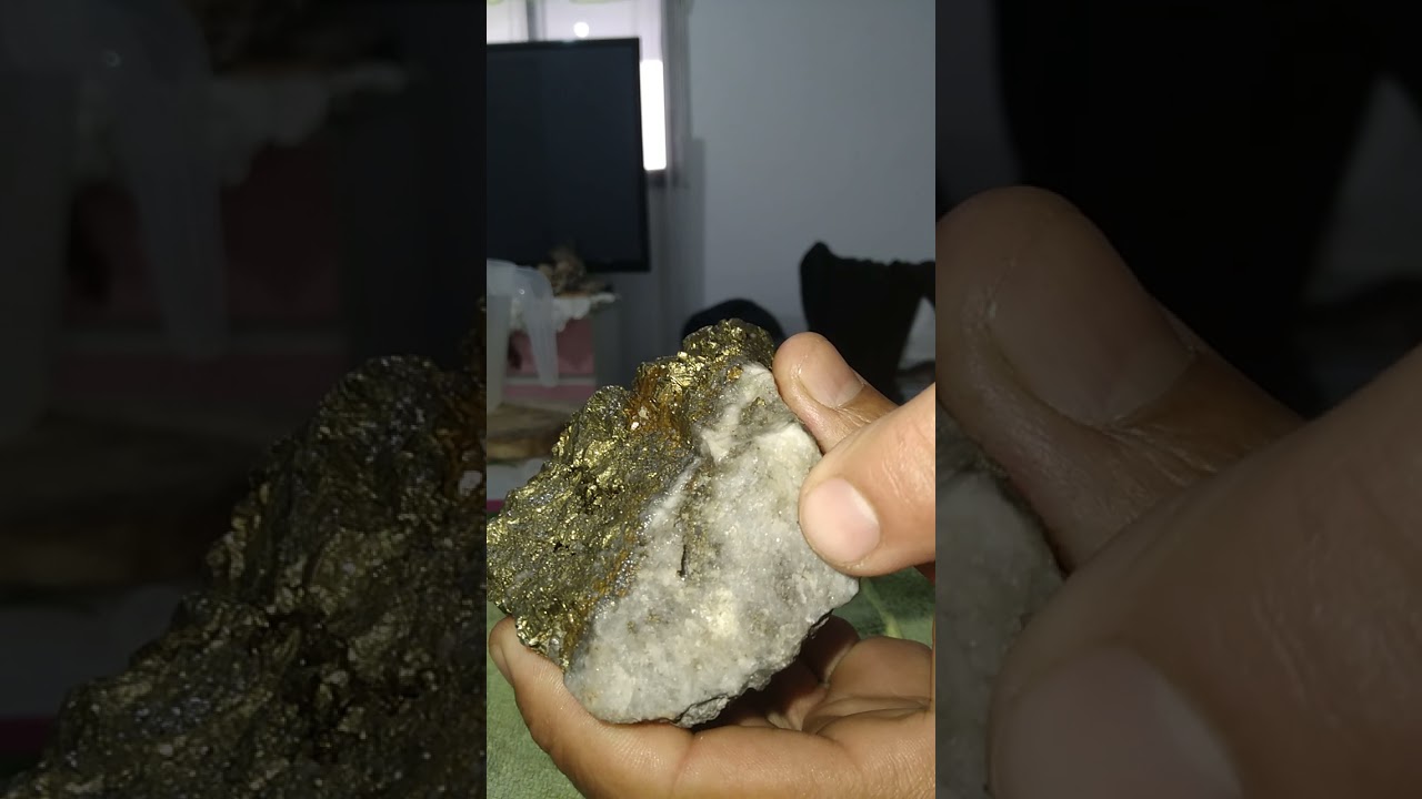 Aplicando Limpieza a Pieza de Pirita Masiva⚒💎