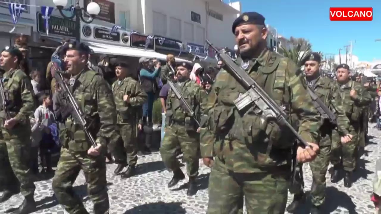Η ΠΑΡΕΛΑΣΗ ΓΙΑ ΤΗΝ 25η ΜΑΡΤΙΟΥ ΣΤΑ ΦΗΡΑ ΣΑΝΤΟΡΙΝΗΣ 25//3/2019