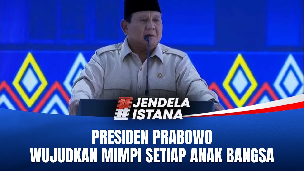 Kepemimpinan Presiden Prabowo Buka Jalan Masa Depan Setara | JENDELA ISTANA