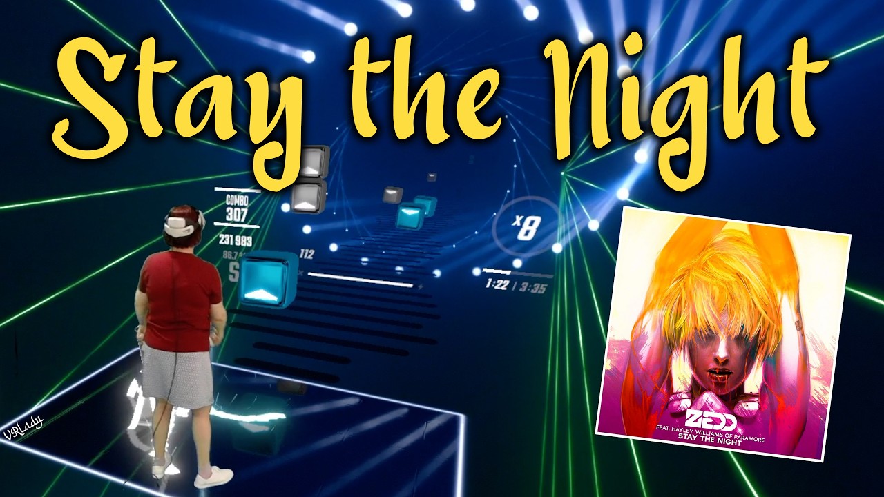 Beat Saber ★ Zedd - Stay the Night [FC-S Expert] ★ Mixed Reality