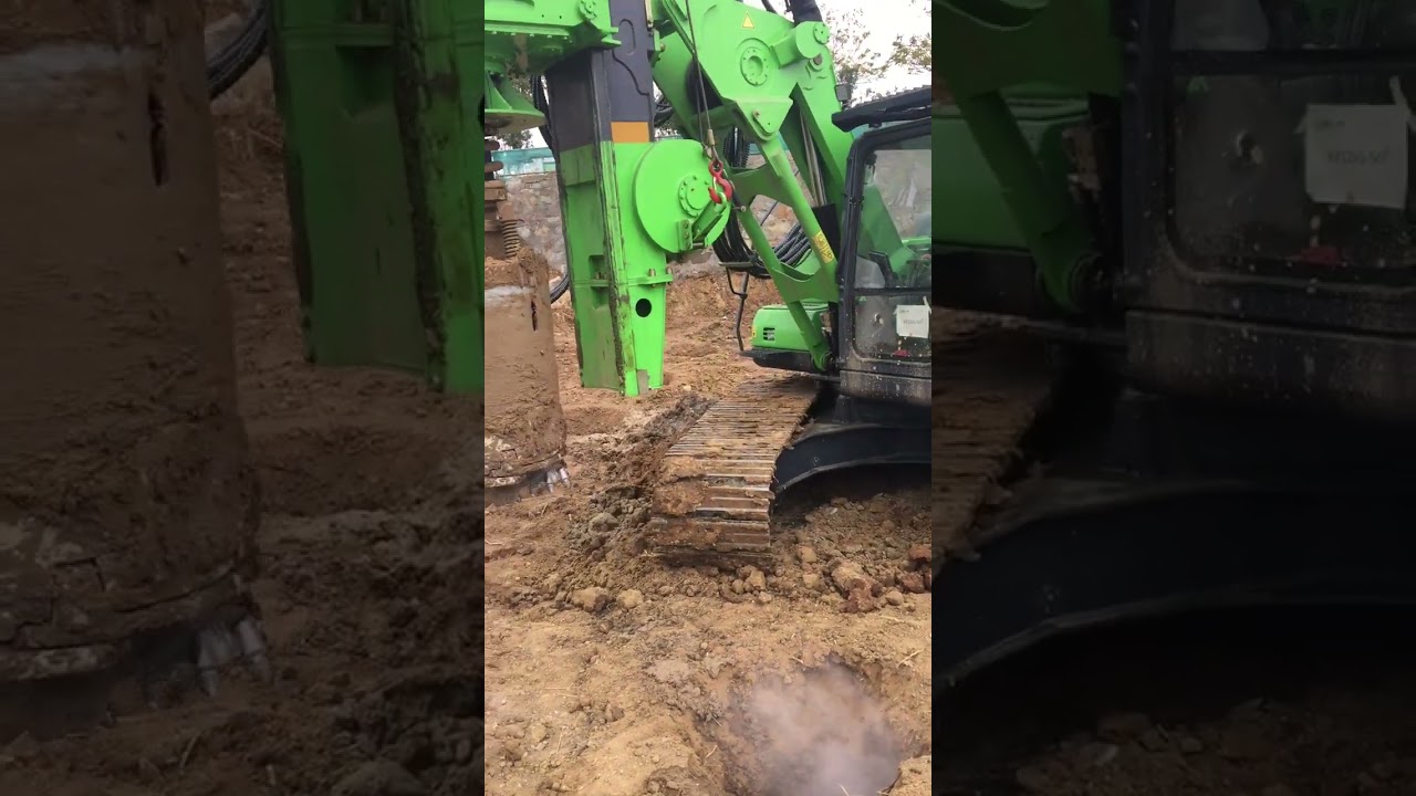 KR125A Rotary Piling Drilling Rig Full Hydraulic With China Chassis