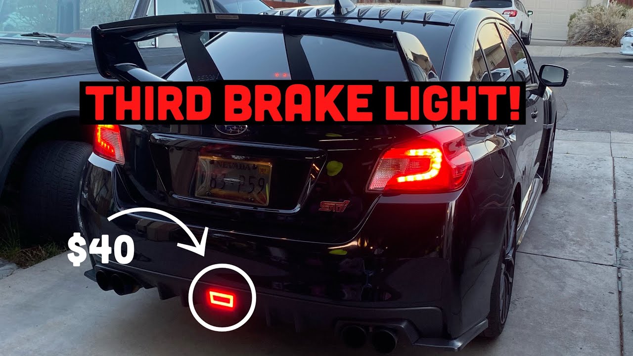 STI $40 THIRD BRAKE LIGHT *MUST SEE*