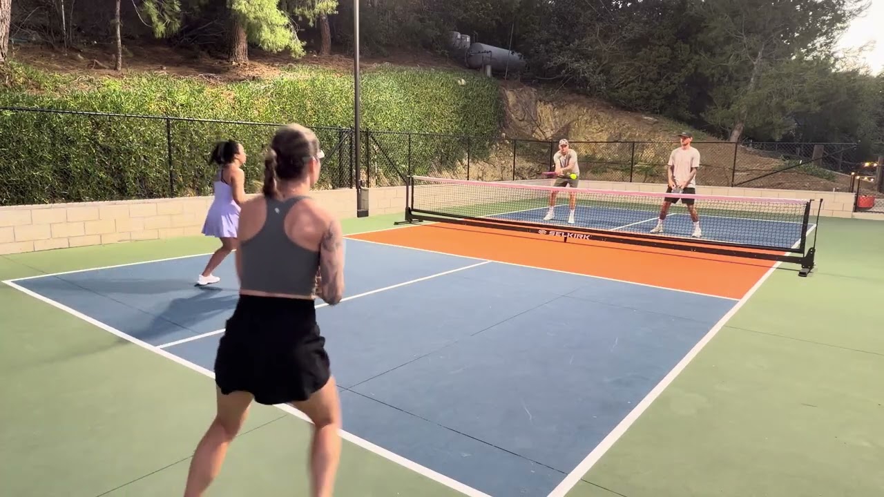 Nana/Erin vs Justin/Kev. Game 1