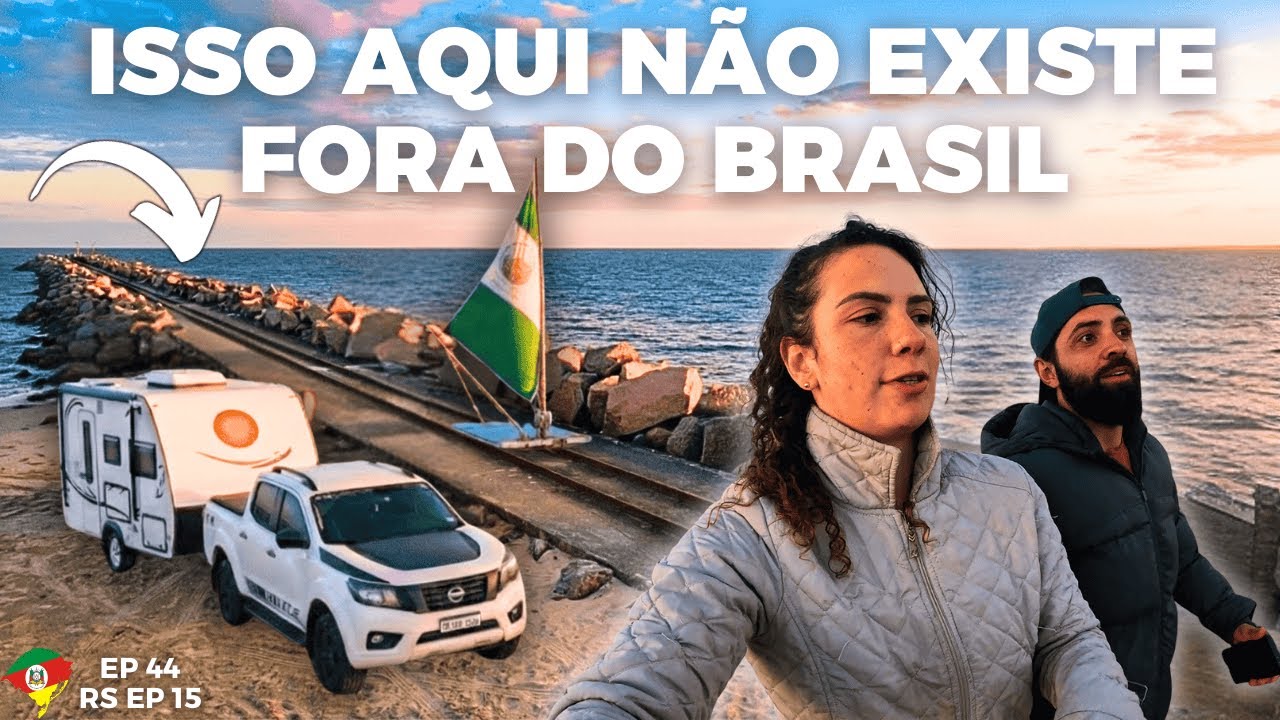 Dormimos na MAIOR PRAIA DO PLANETA