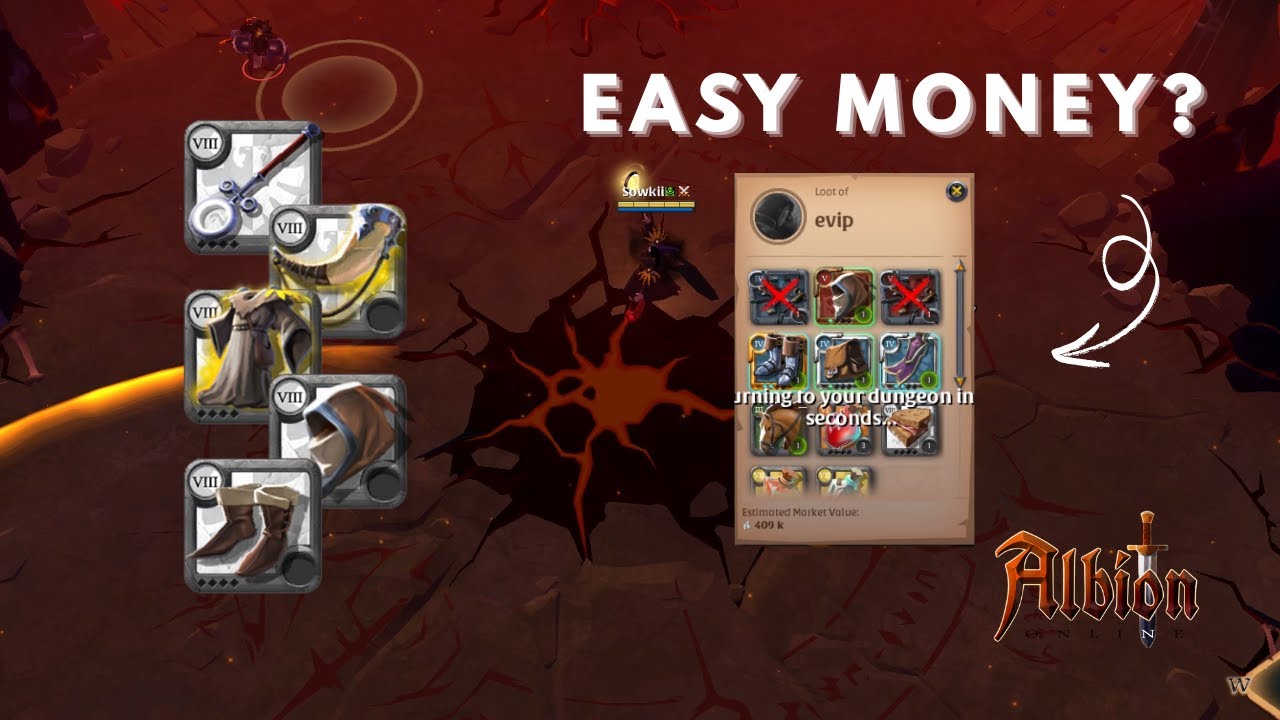 TOXIC BUILD? Printing silver in Corrupted Dungeon  | 1H Holy Staff - Albion Online