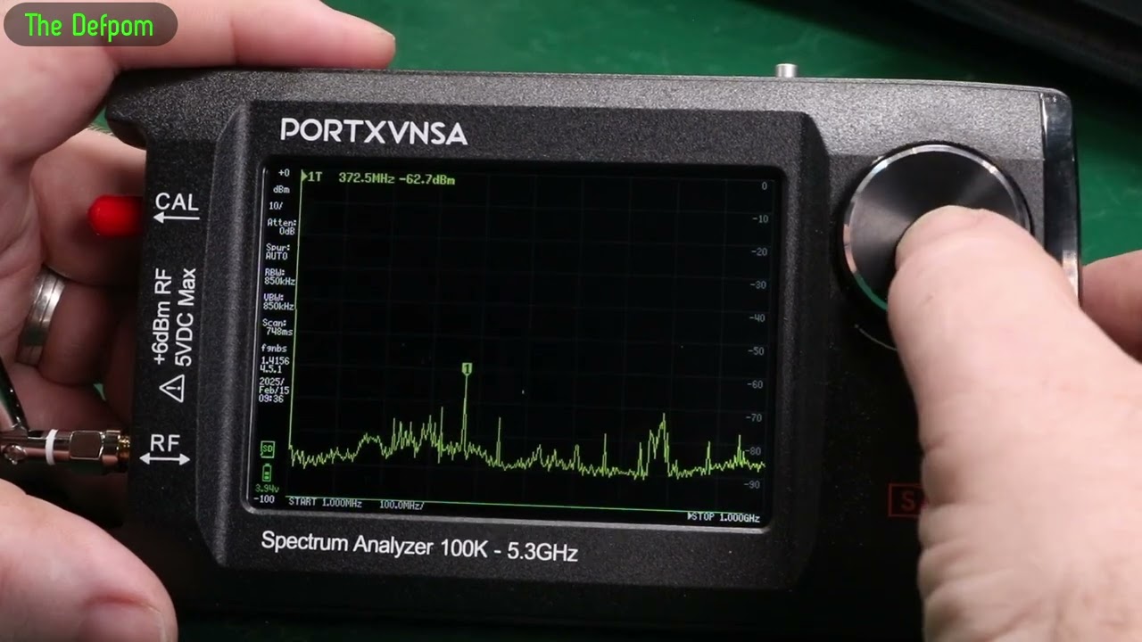 🔴 PORTXVNSA SA5 5.3GHz Spectrum Analyzer Review Based on TinySA - No.1332