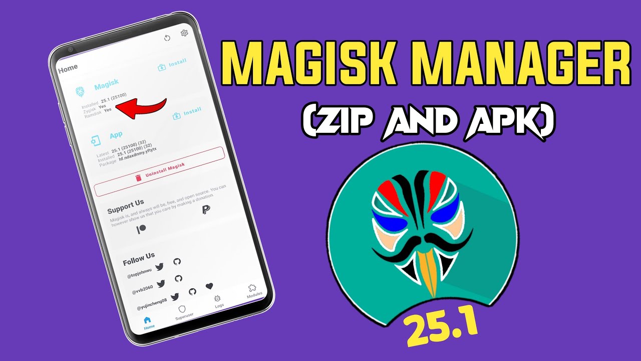 How To Update Magisk 25.1 | Install Latest Version Of Magisk Manager 25.1 (ZIP and APK)#AndroidUsers