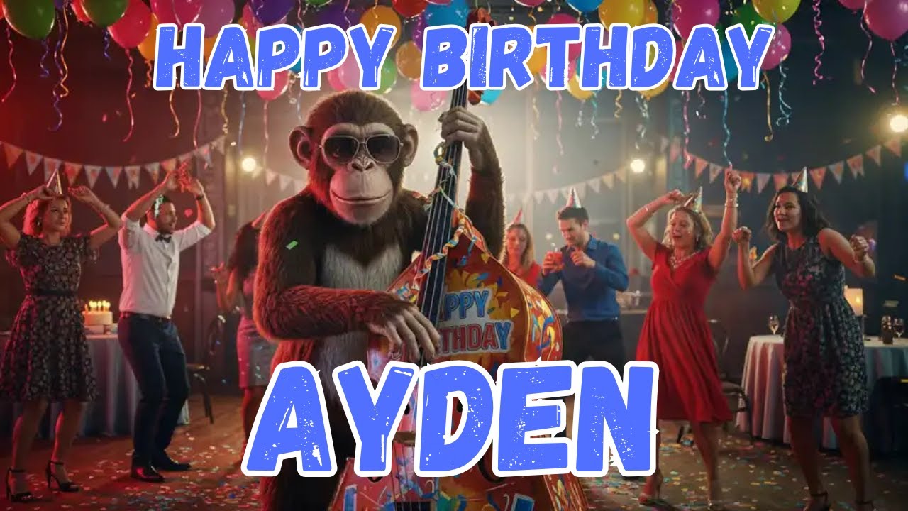 AYDEN Happy Birthday Song - Happy Birthday to Ayden