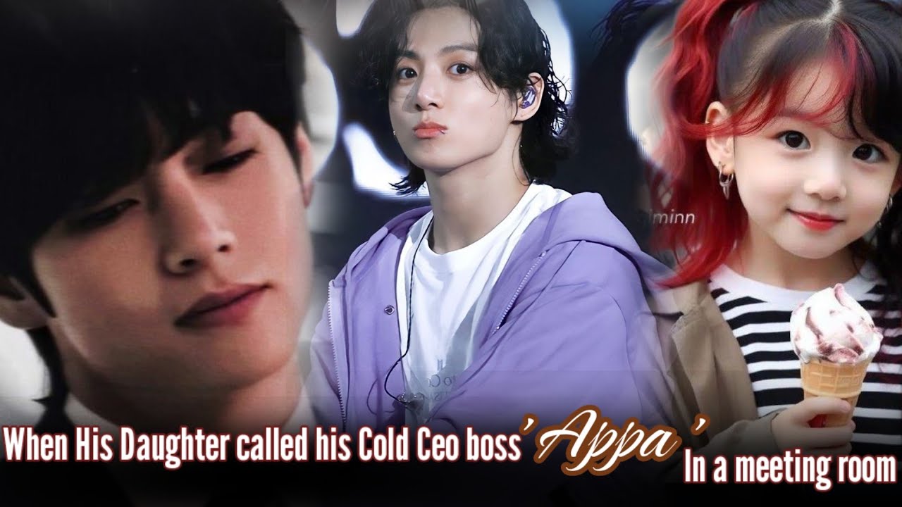 [Taekook oneshot Top Tae] when his Daughter Called his Cold ceo Appa inside a meeting Room.