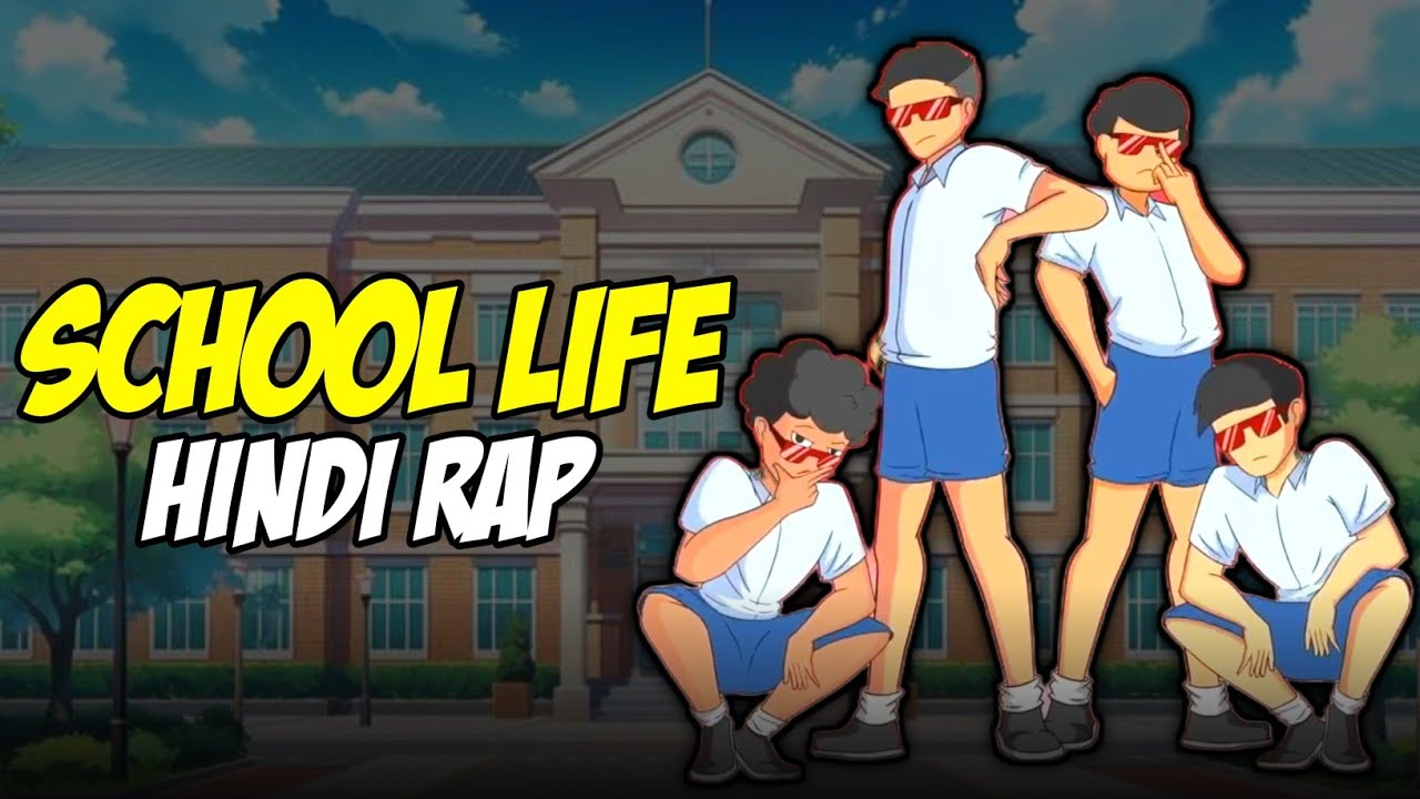 School Life Hindi Rap By Dikz | Animation Clips By @RGBucketList  | Hindi Anime Rap