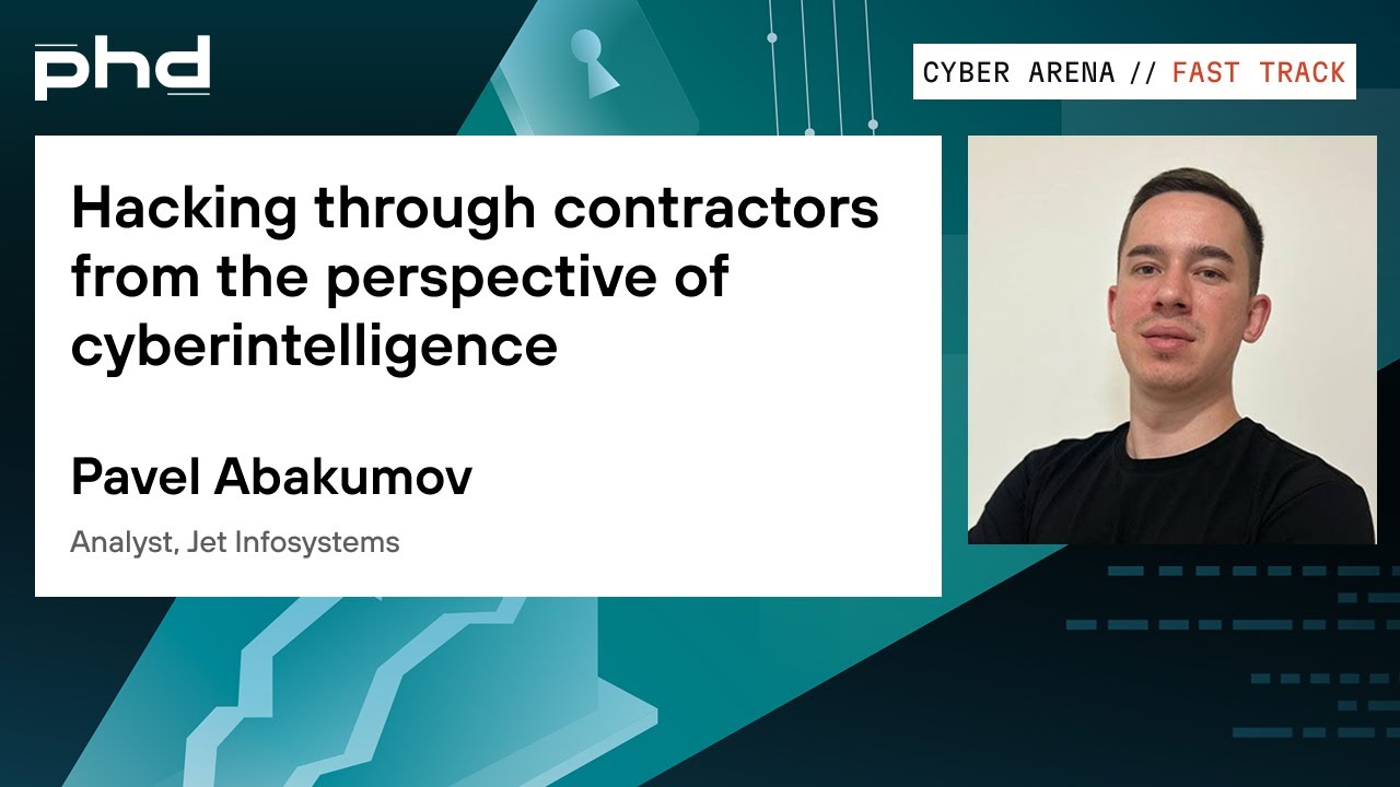 Hacking through contractors from the perspective of cyberintelligence