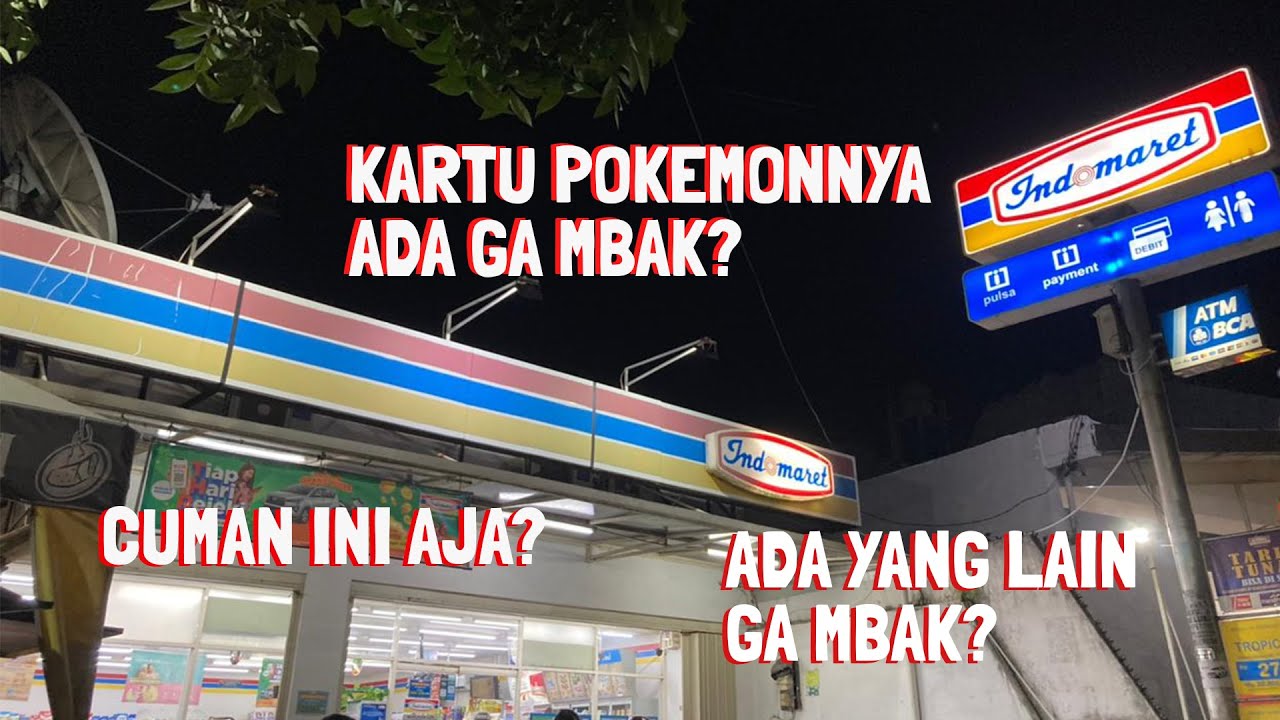 Night Ride Keliling Indomaret Manukan Hunting Kartu Pokemon