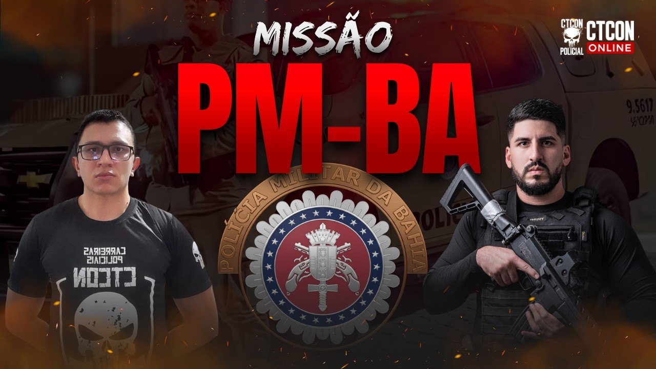 CTCON -  POLÍCIA MILITAR DA BAHIA - GEOGRAFIA E CONSTITUCIONAL