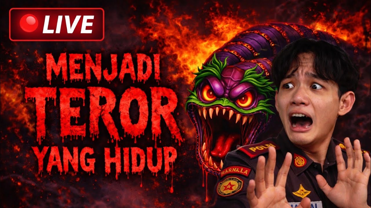 MENJADI TEROR YG HIDUP☠️ ~ GAME WORMS ZONE