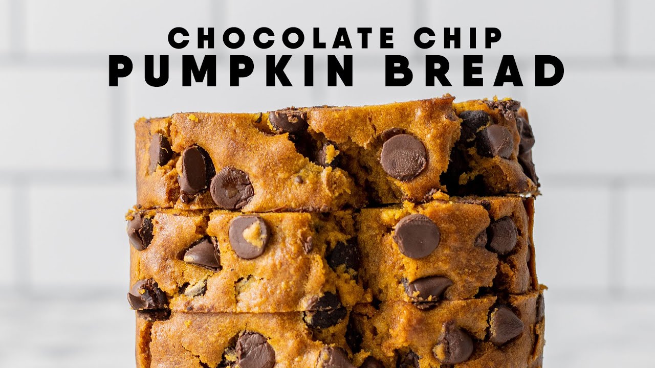 BEST EVER Chocolate Chip Pumpkin Bread! So Moist!