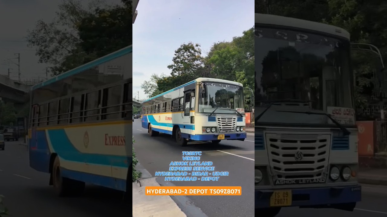 HYDERABAD - BIDAR - UDGIR EXPRESS #tgsrtc #tsrtc #hyderabad #bidar #udgir #gadwal #kurnool