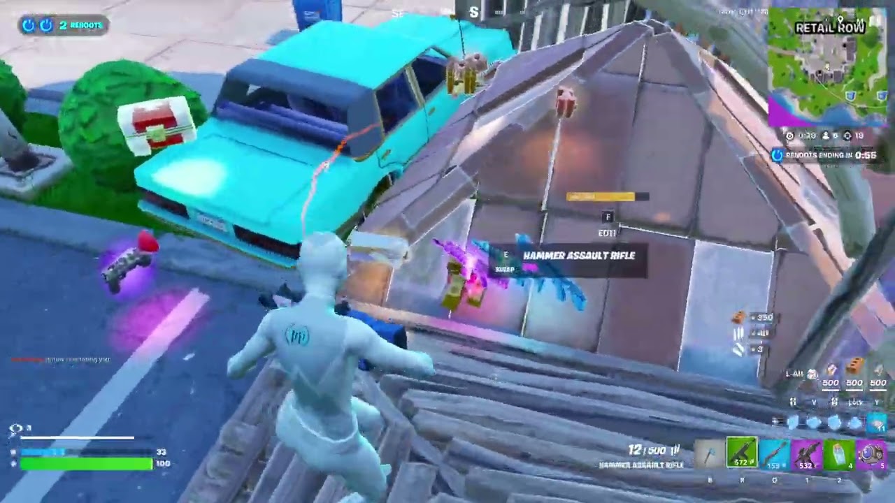 22 kill Fortnite reload no commentary gameplay