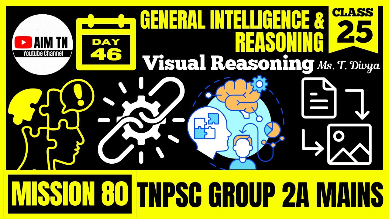 🧠 General Intelligence & Reasoning - 25 | Visual Reasoning | Ms. T. Divya | Mission 80